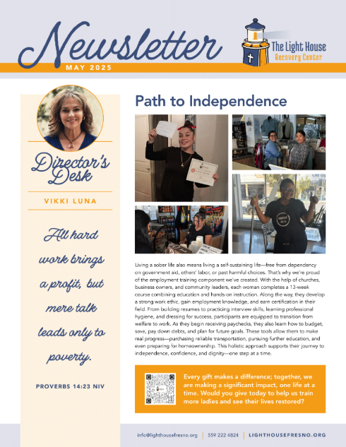 Light House Fresno May Newsletter