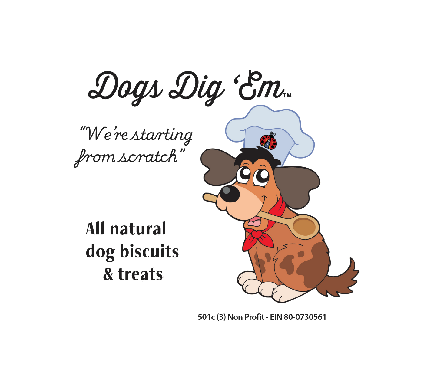 Dogs Dig 'Em Treats Logo